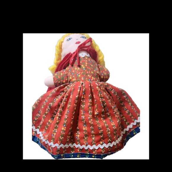 Other - Vintage Little Red Riding Hood Wolf Grandma Topsy Turvy Flip Reverse Doll 15”